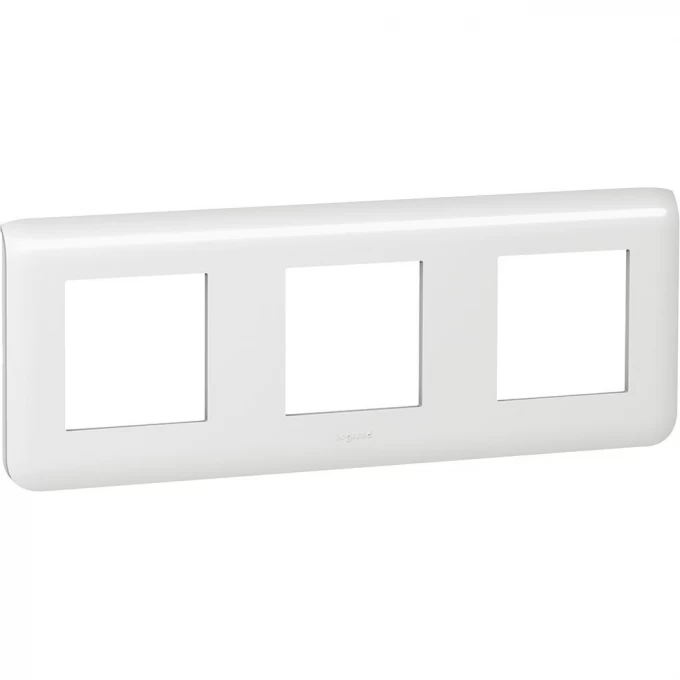 Рамка LEGRAND Mosaic 3x2 модуля горизонтальная белый 078806 Рамка LEGRAND Mosaic 3x2 модуля горизонтальная белый 078806