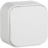 Выключатель LEGRAND Quteo 10 A 250 B IP 20 белый 782200